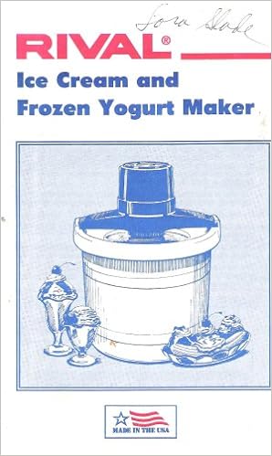 rival ice cream maker manual 8420