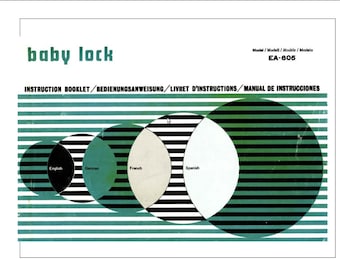 baby lock 400600 service manual
